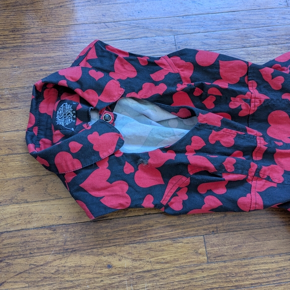 Hearts & Roses Red and Black Jacket - Picture 3 of 3